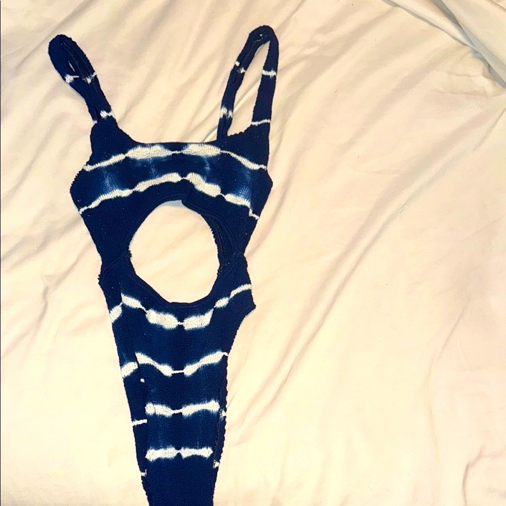 Bond Eye Indigo One-Piece Swimsuit - Picture 2 of 5